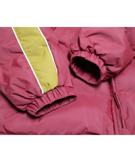 Supreme Stripe Panel Down Jacket Burgundy シュプリーム ダウン ジャケット バーガンディ M size