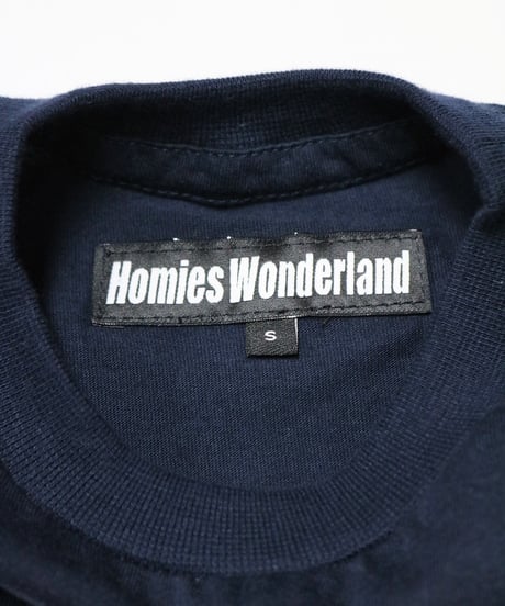 HOMIES WONDERLAND NEWPORT TEE NAVY <S>