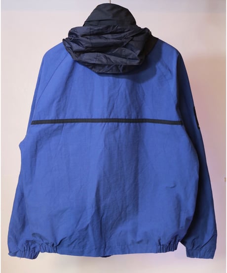 【古着】NAUTICA NYLON  JACKET Blue Size M