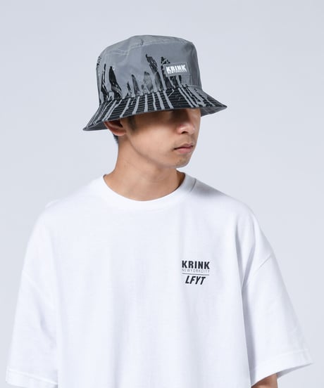 LFYT × KRINK エルエフワイティー × クリンク REFLECTOR DRIPPING BUCKET HAT バケットハット LS221418 BLACK ブラック