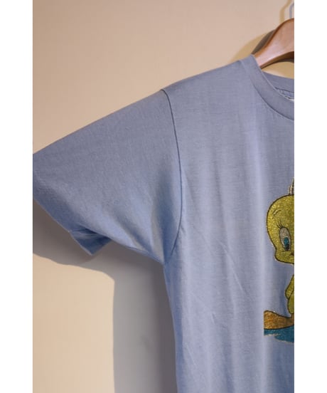 【古着】TWEETY LAME T Sax Blue
