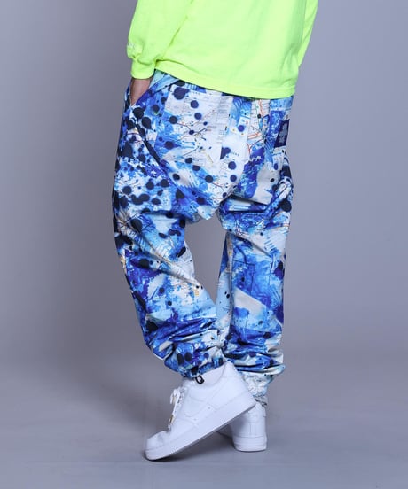 LFYT × STASH (スタッシュ) SUBWAY MAP 3LAYER NYLON PANTS ナイロンパンツ Blue