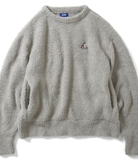 LFYT OUTDOOR LOGO BOUCLE SWEATER GRAY Lサイズ