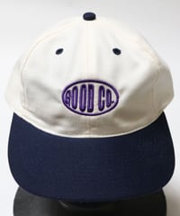 THE GOOD COMPANY  CAP WHITE×NAVY
