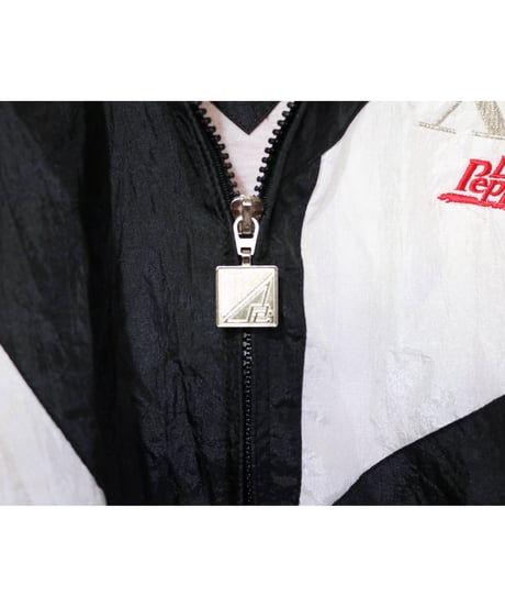 【古着】PRO CELEBRITY NYLON JACKET BIG 12 CONFERENCE DR PEPPER Red/Black/White Size L