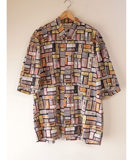 【古着】COLUMBIA STAMPS SS SHIRTS Multi Size XL