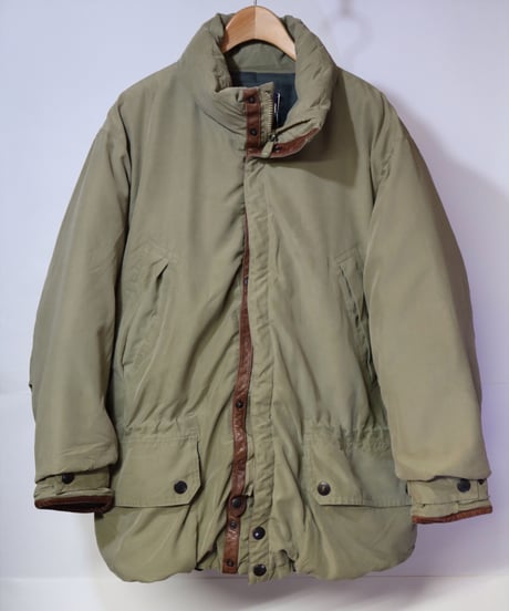 【古着】NAUTICA DOWN JACKET Khaki/Brown Size L