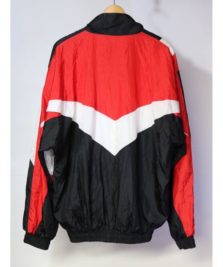 【古着】PRO CELEBRITY NYLON JACKET BIG 12 CONFERENCE DR PEPPER Red/Black/White Size L