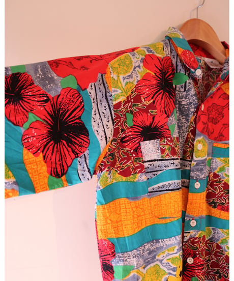 【古着】ISLAND LIFE CATALINA TROPICAL SHIRT Multi Size M