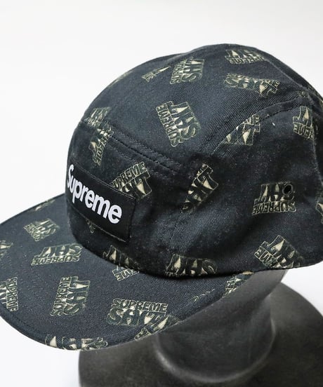 supreme 2017SS SHIT CAMP CAP BLACK