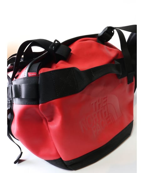 SUPREME x THE NORTH FACE LEATHER BOSTON BAG RED