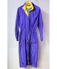 【古着】WOOLRICH WOMAN NYLON COAT Purple/Yellow Size M