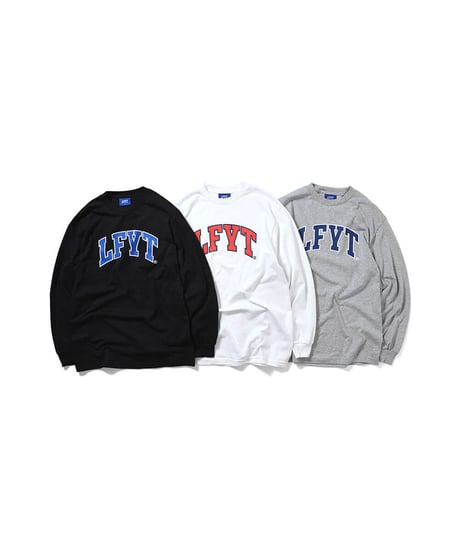 LFYT ARCH LOGO L/S TEE WHITE
