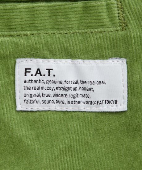 FAT　UPPEROY　ハーフパンツ グリーン　スキニーサイズ