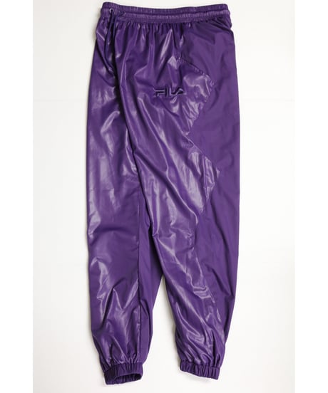 【古着】FILA NYLON PANTS Purple Size M