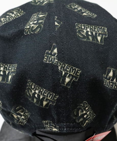 supreme 2017SS SHIT CAMP CAP BLACK