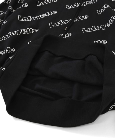 LFYT OUTLINE LOGO ALLOVER HOODED SWEATSHIRT BLACK
