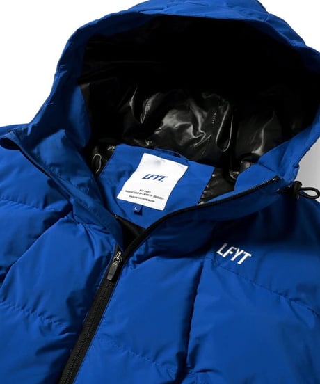 LFYT X-TREAM LOGO PUFFER JACKET BLUE Size L
