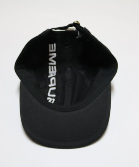 Supreme 2018FW Stripe 6 Panel Cap Black