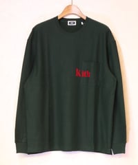 KITH L/S QUINN SCARAB グリーン Size L