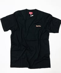 Supreme 2017SS RINGER TEE BLACK L