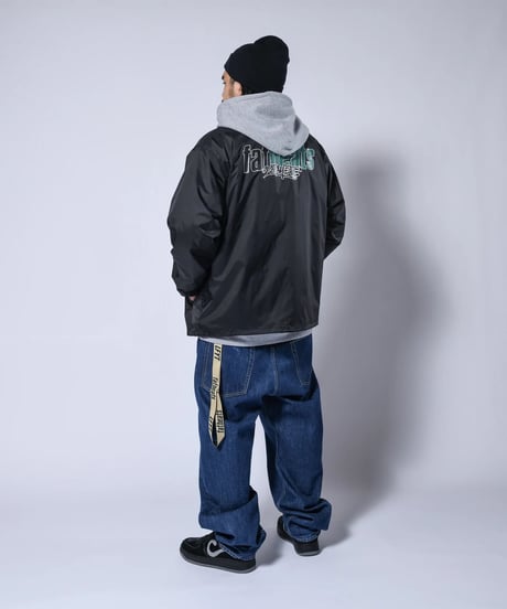 LFYT × fatbeats COACH JACKET Black Size XL