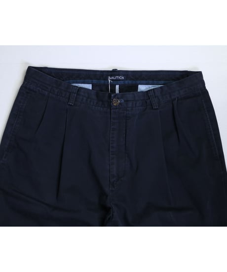 【古着】NAUTICA CHINO PANTS Navy Size 36/32