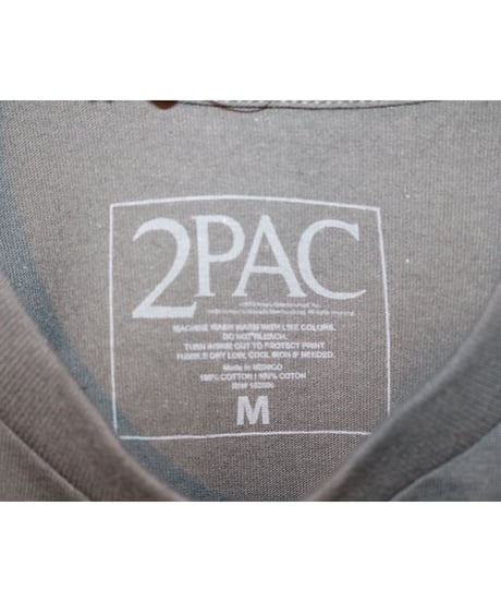 TUPAC S/S Tee チャコールグレー Size M