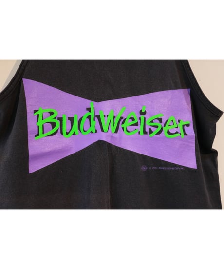 【古着】Budweiser タンクトップ Black STONY CREEK M Size