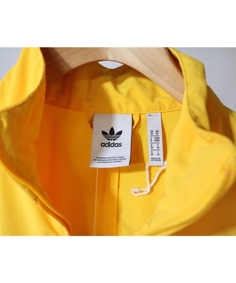 【古着】ADIDAS NYLON JACKET Yellow / Black Size M
