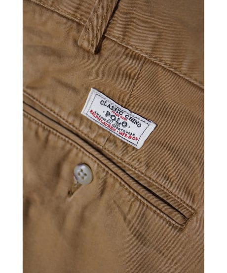 【古着】POLO RALPH  LAUREN CHINO PANTS Camel Brown Size W36/L32