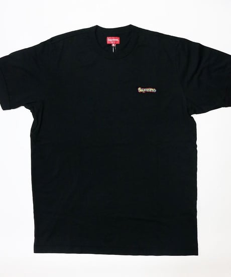 Supreme 2017SS RINGER TEE BLACK L