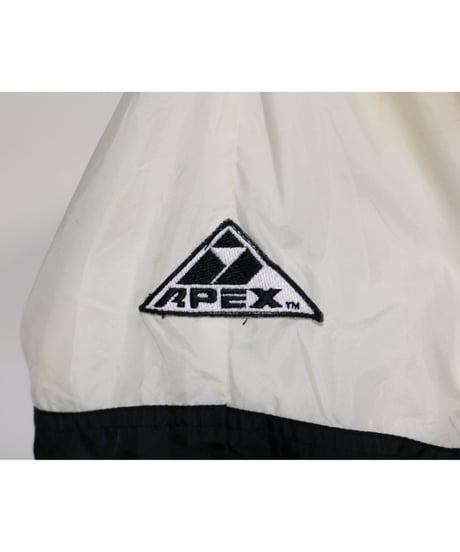 【古着】APEX ONE IOWA HAWKEYES NYLON JACKET Yellow/Black/White Size S