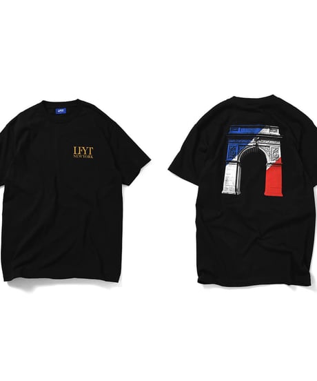 LFYT エルエフワイティー WASHINGTON SQUARE ARCH TEE 半袖 Tシャツ LA200108 BLACK ブラック Size XL