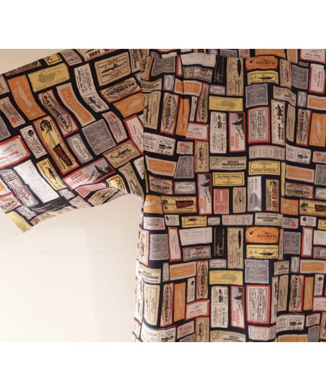 【古着】COLUMBIA STAMPS SS SHIRTS Multi Size XL