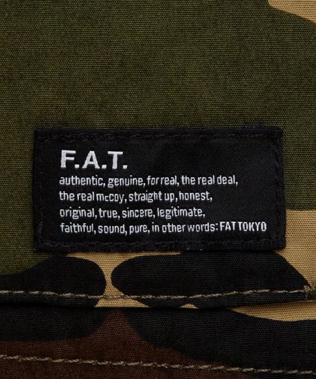 FAT　DEFCON　ショートパンツ　ハーフパンツ WOODLAND  迷彩　カモ  ファットサイズ