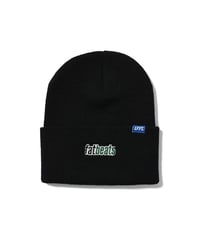 LFYT × fatbeats LONG BEANIE Black