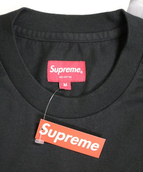 SUPREME シュプリーム　ブラック　ロンT  Mサイズ