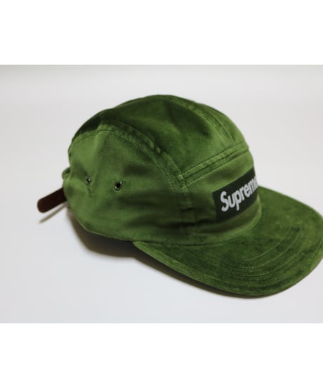 Supreme Velvet Camp Cap FW18 Olive オリーブ