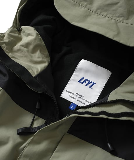 LFYT X-TREME OUTDOOR LOGO 2LAYRE MOUNTAIN オリーブ XL