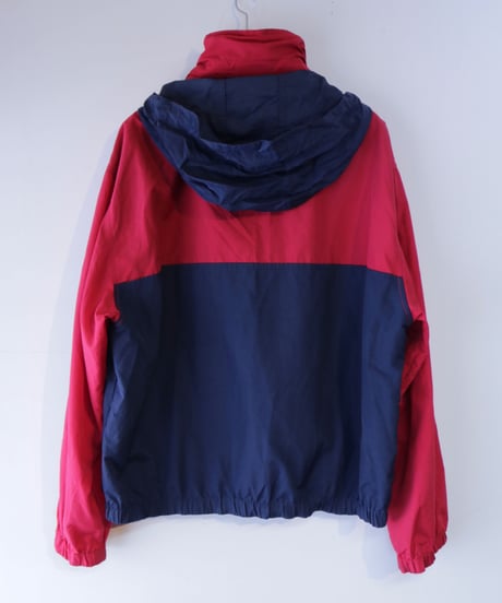 【古着】TOMMY HILFIGER NYLON JACKET Red/Navy Size L