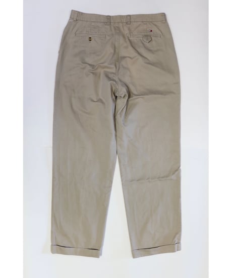 【古着】TOMMY HILFIGER CHINO PANTS  Beige Size W36/L34