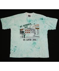 【古着】BEST T FOL ST PATRICK DAY 1995 Tee Green タイダイ Size XL