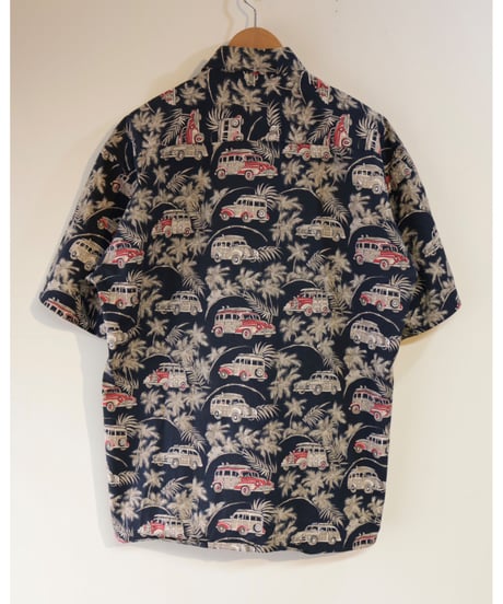 【古着】PIERRE CARDIN BOTANICAL SS SHIRTS Black Size L