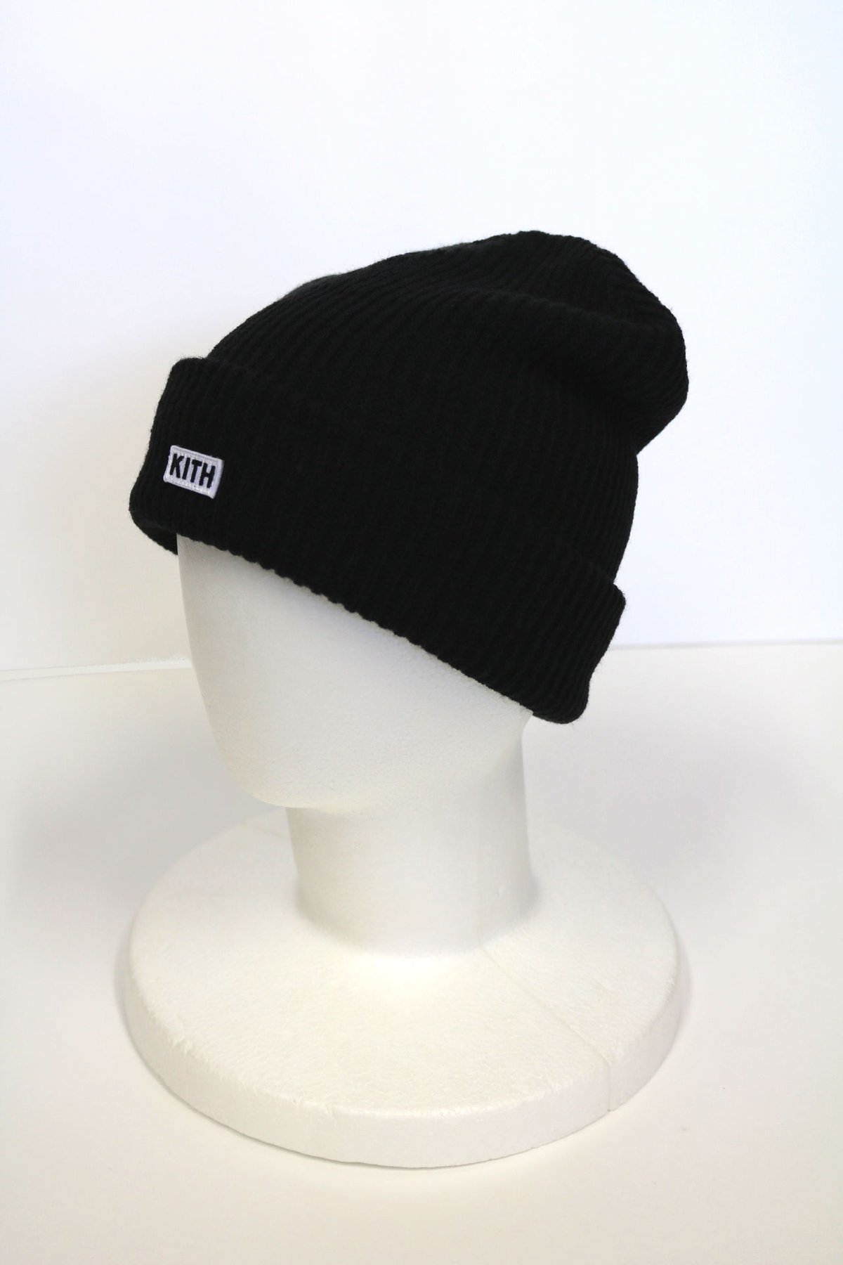 KITH Box Logo Knit Beanie Black | NEO TRIBE