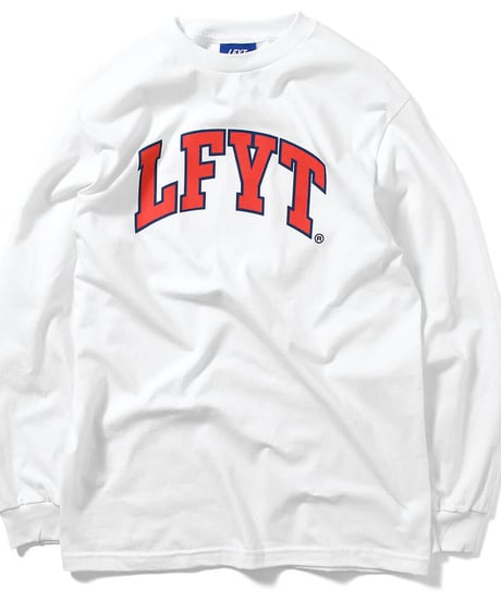 LFYT ARCH LOGO L/S TEE WHITE