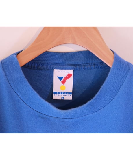【古着】ARTEX SPORTSWEAR DAD BIG HUG T Blue Size L