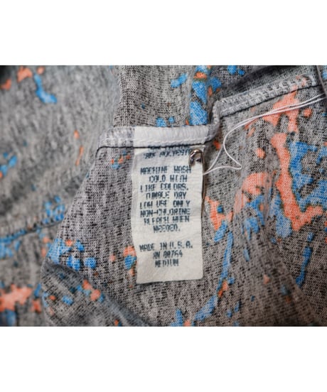 【古着】ZUBAZ NY KNICKS PANTS Black/Splatter Size M
