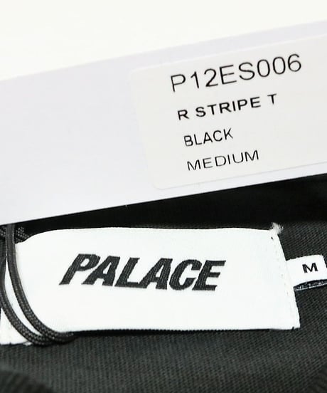 PALACE SKATEBOARDS R STRIPE T BLACK M