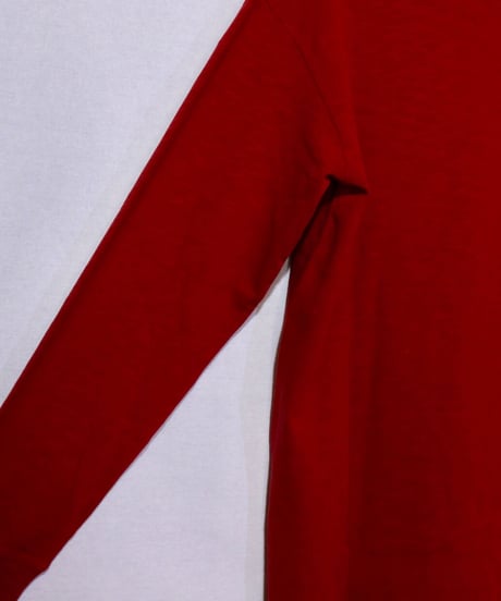 KITH JFK SLUB JERSEY L/S TEE Red Size M